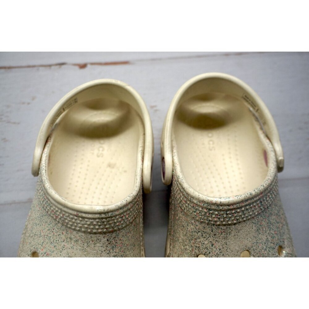 Crocs Kids' Iconic Crocs Comfort Glitter Clogs - Size C13 - Picture 6 of 12